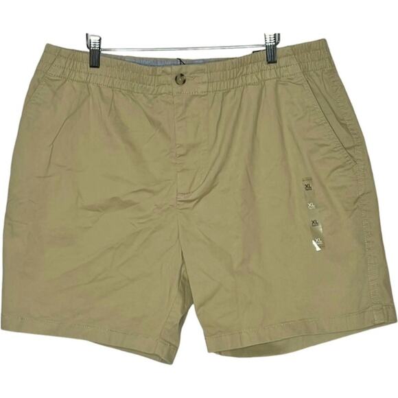 NWT Tommy Hilfiger THFLEX 7" Inseam Shorts Khaki XL - Picture 1 of 8